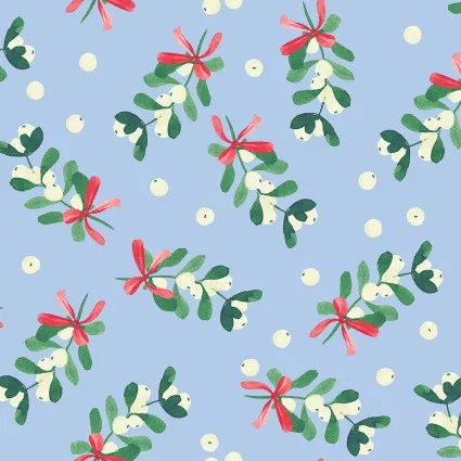 Icicle (Lt Blue)- Mistletoe- Fa La La