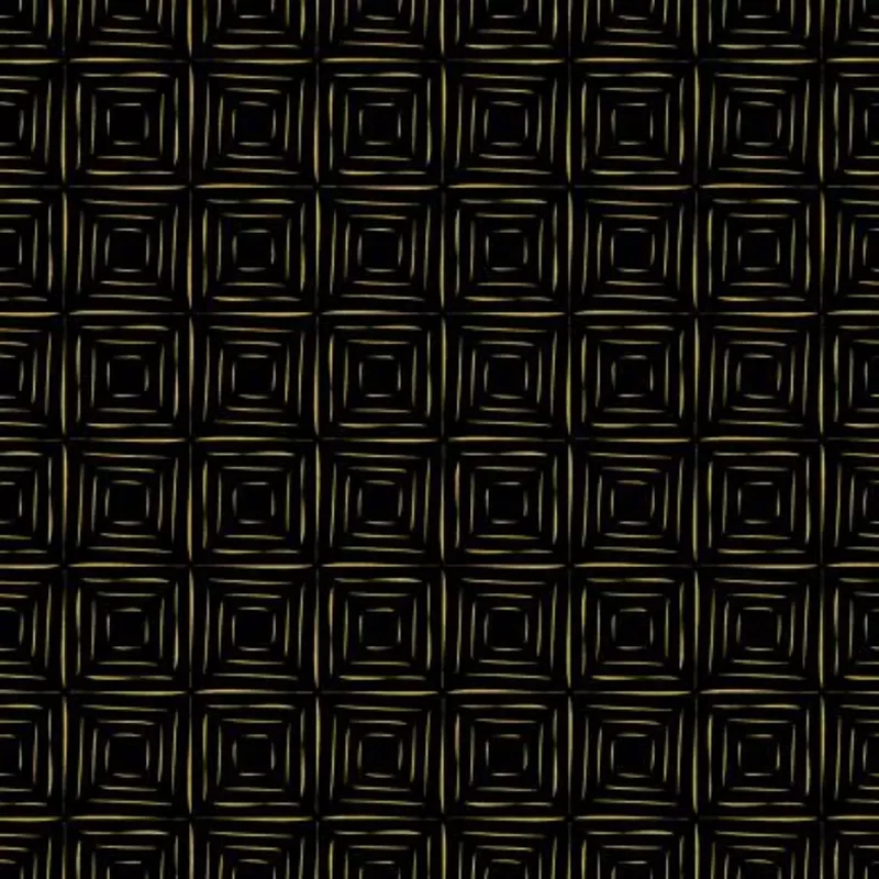 Illusion, Reflection, Black, Cotton Metallic Fabric