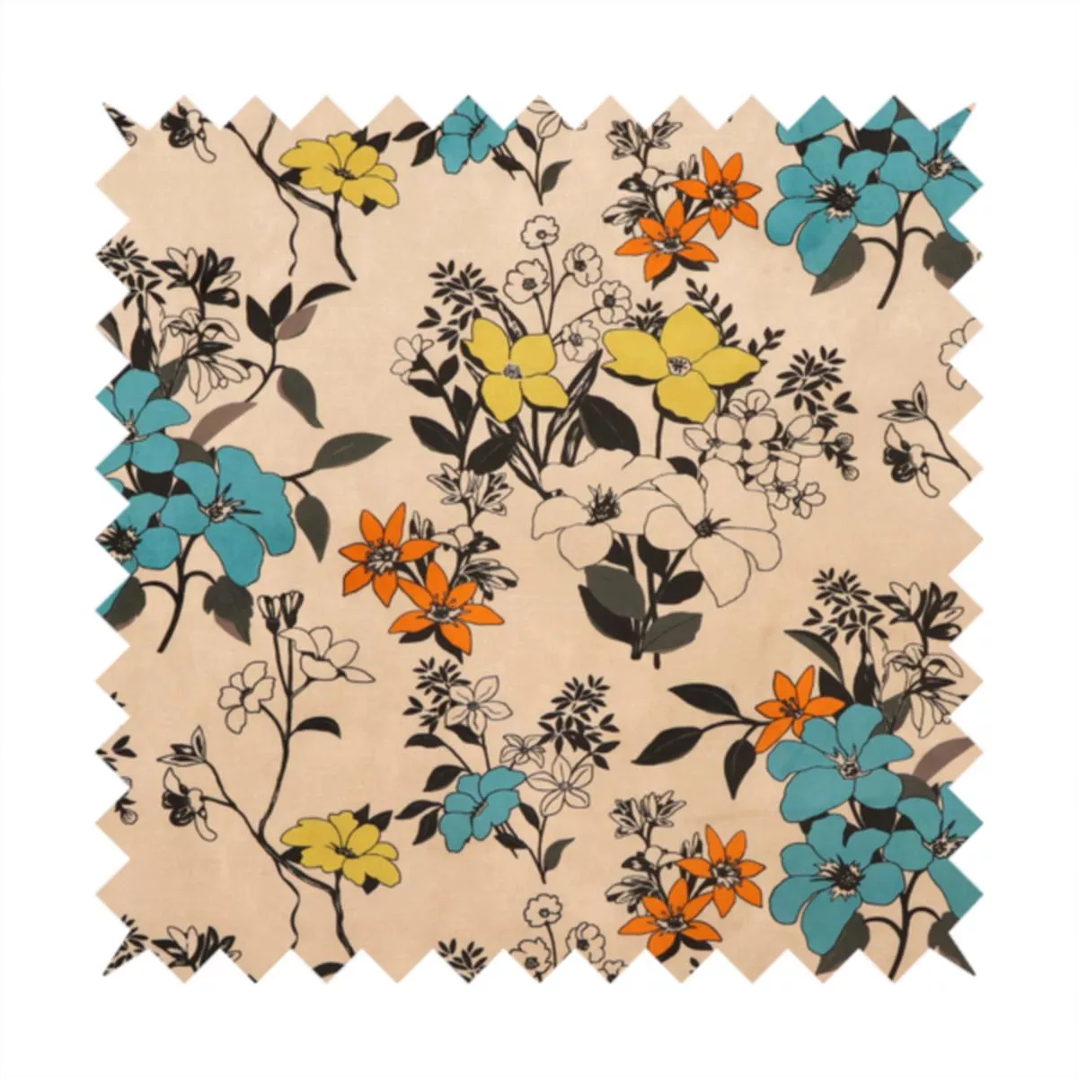 Illustrators Wildflowers Upholstery Fabric DP-282