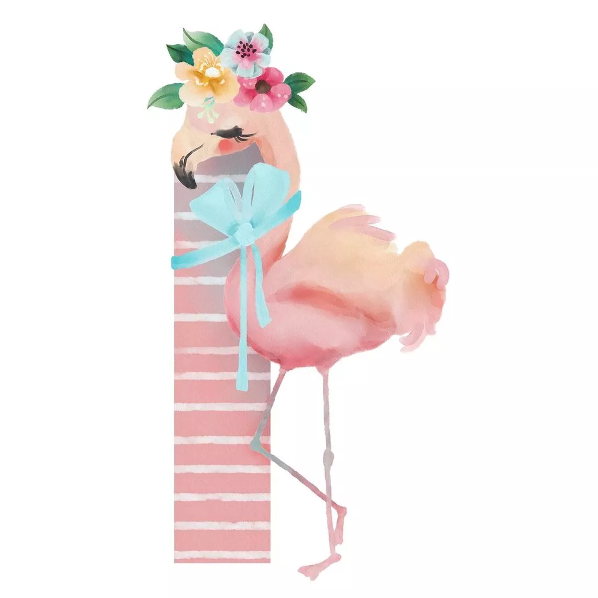 impeccable-flamingo-i-fabric-panel Impeccable Flamingo “I” Fabric Panel