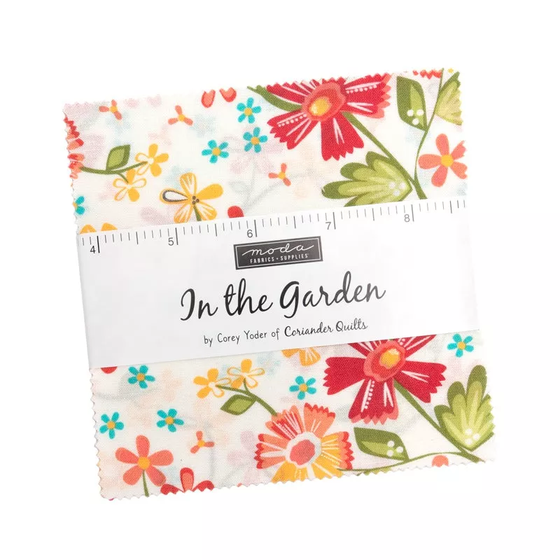 in-garden-charm-pack-by-corey-yoder-moda-fabrics In The Garden Charm Pack by Corey Yoder for Moda Fabrics