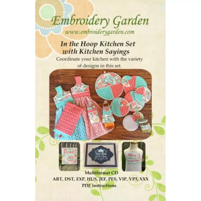 In the Hoop Kitchen Set