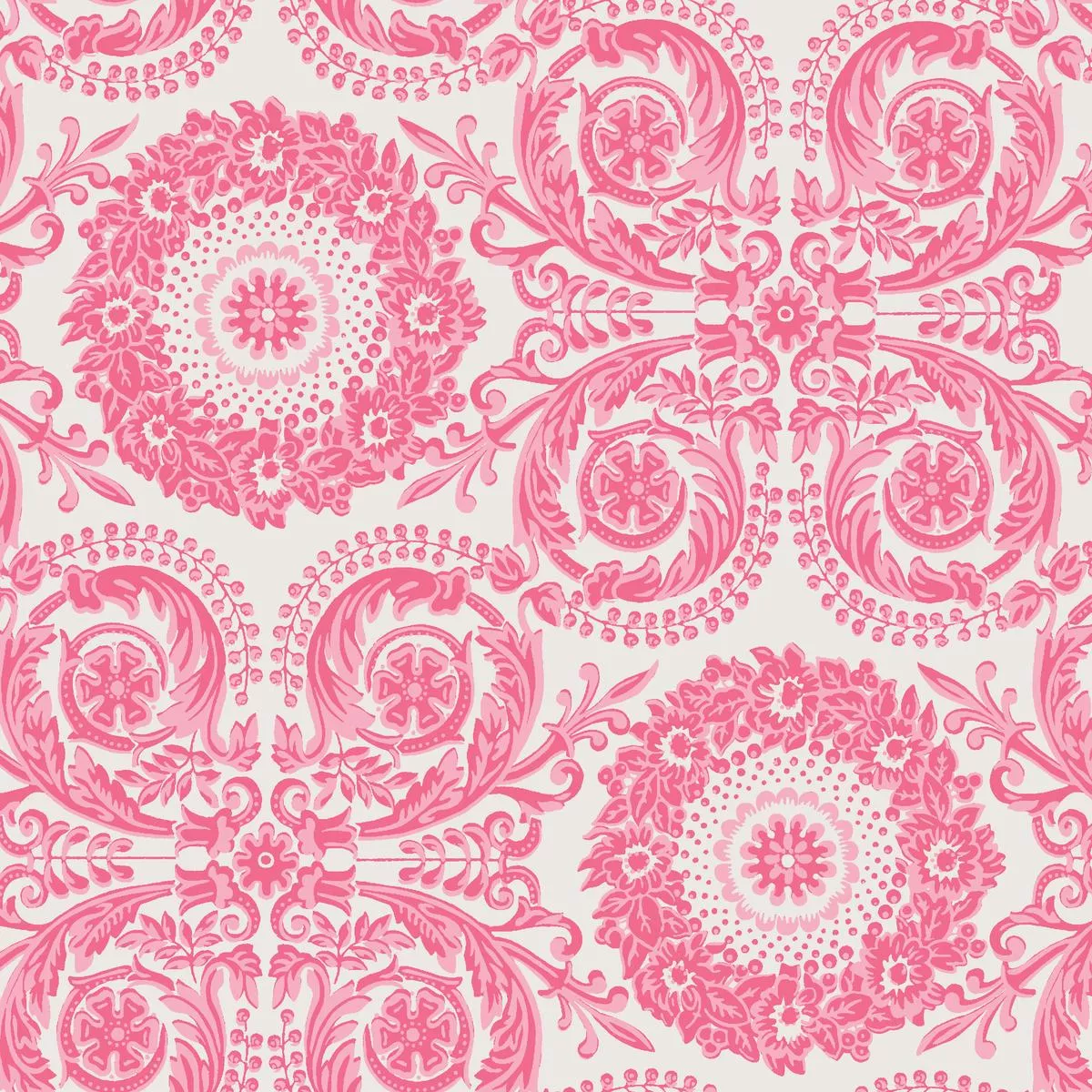 Infinite Romance in Ruby Fabric