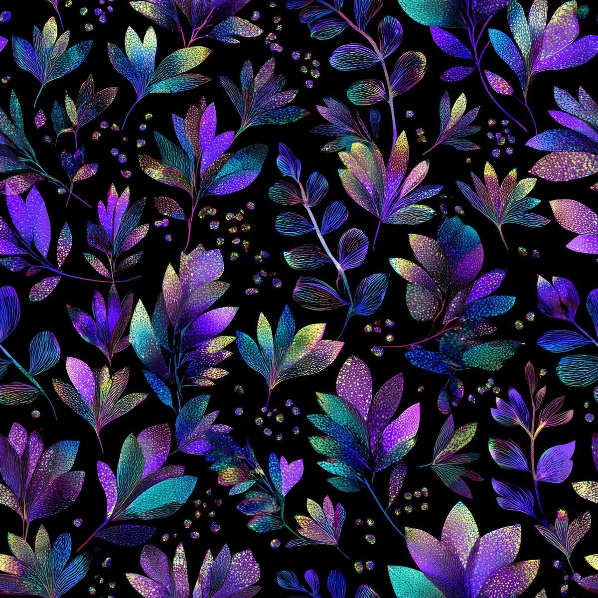 Iridescent Foil Pattern 7 Quilting Cotton Fabric