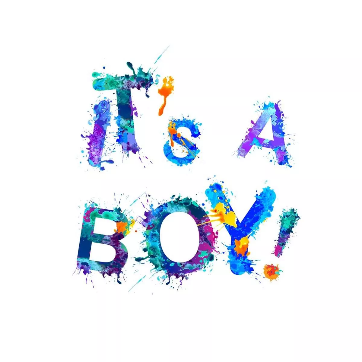 it-s-boy-fabric-panel-blue It’s A Boy Fabric Panel – Blue