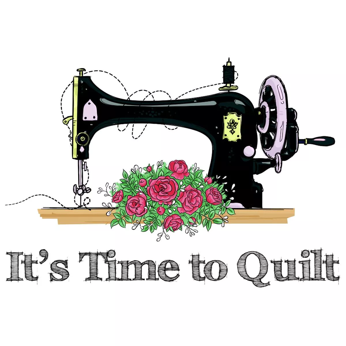 It’s Time to Quilt Fabric Panel