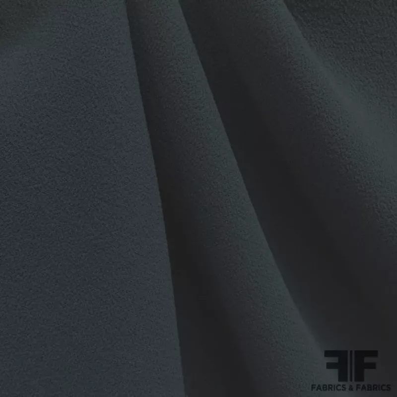 italian-double-faced-wool-crepe-fused-black Italian Double-Faced Wool Crepe (Fused) – Black