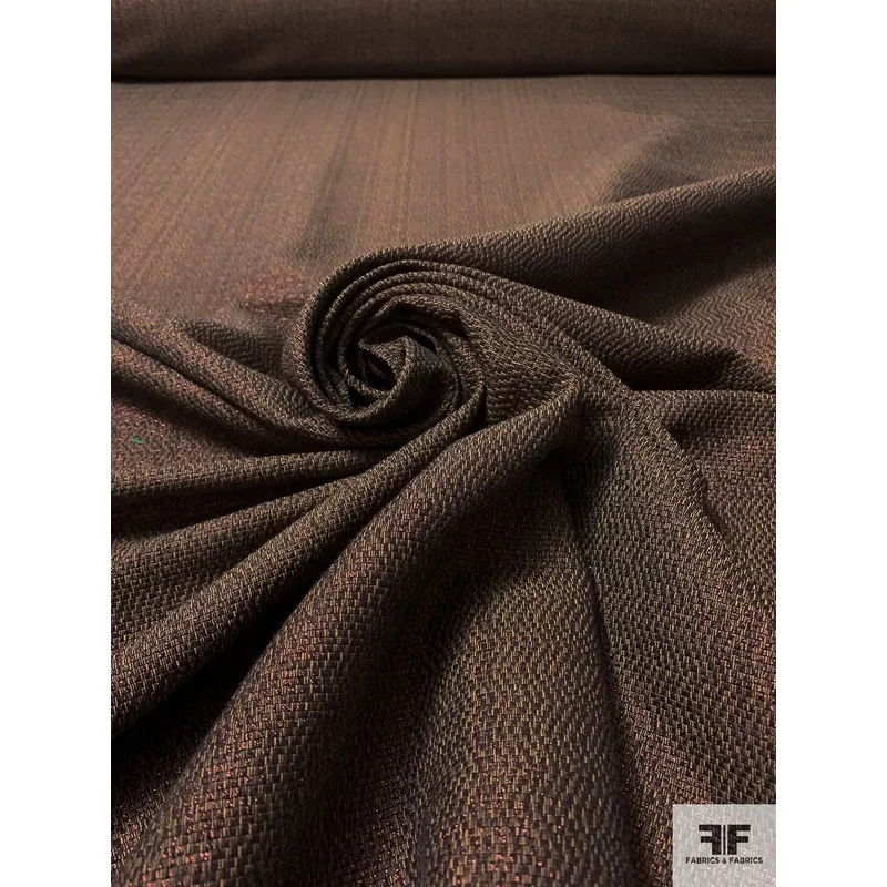 italian-metallic-novelty-suiting-copper-bronze-black-tan Italian Metallic Novelty Suiting – Copper-Bronze / Black / Tan