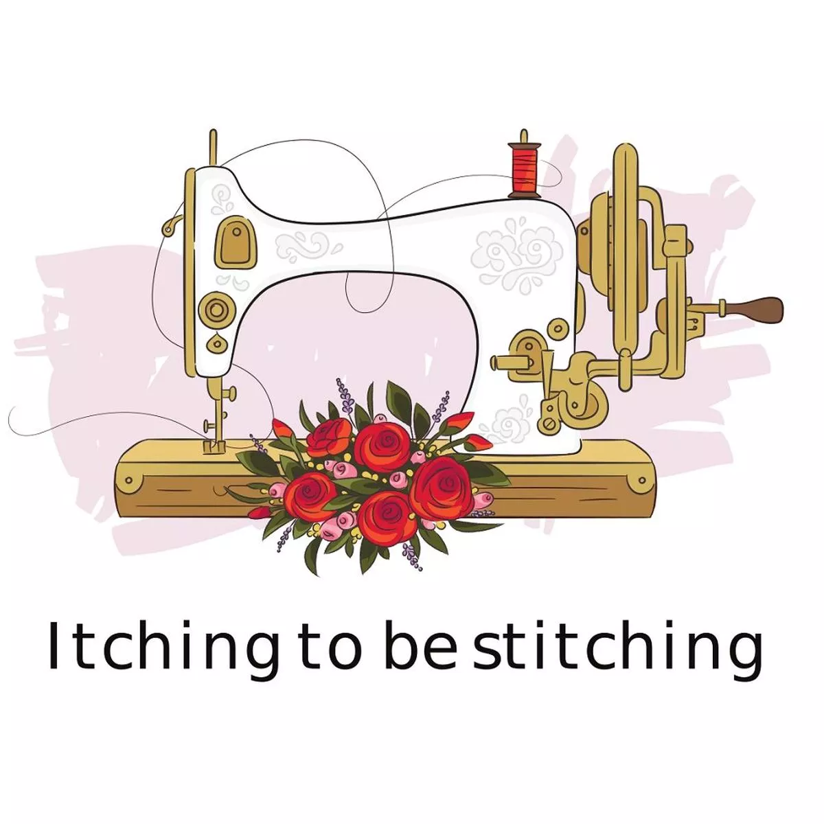 itching-to-be-stitching-fabric-panel Itching To Be Stitching Fabric Panel