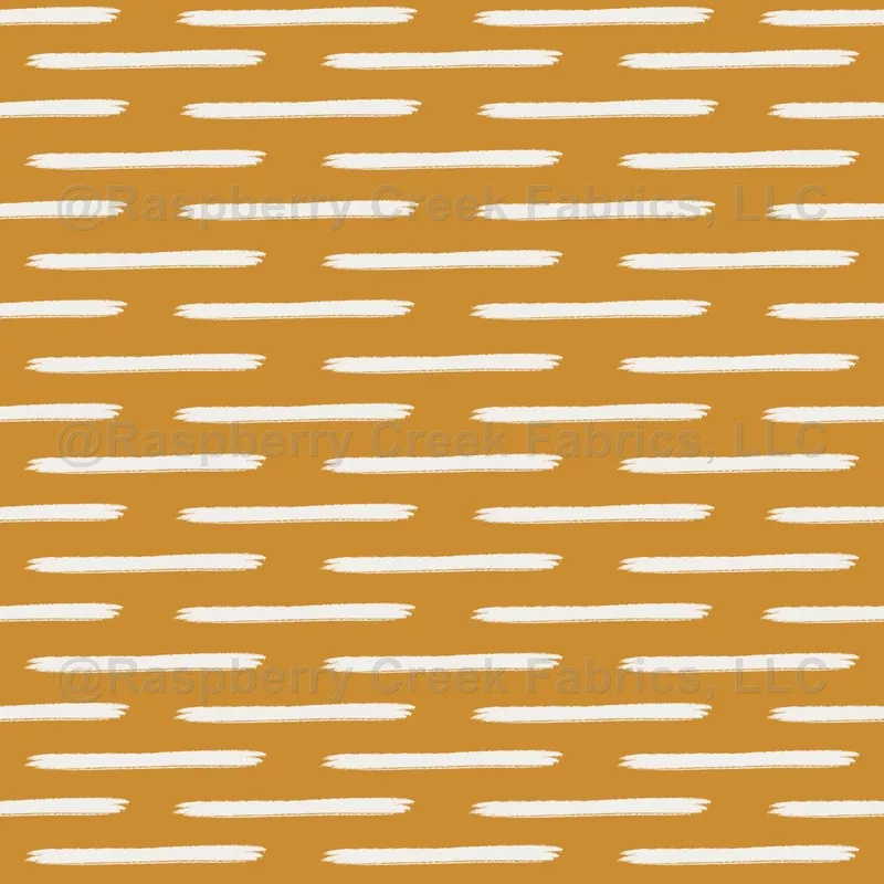Ivory Lines on Orange
