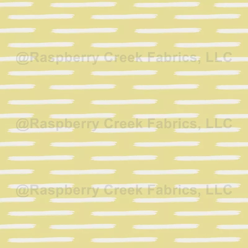 Ivory Lines on Yellow