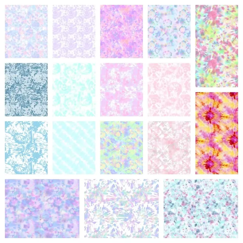 japanese-style-tie-dye-fabric-collection-1-2-yard-bundle Japanese Style Tie Dye Fabric Collection – 1/2 Yard Bundle