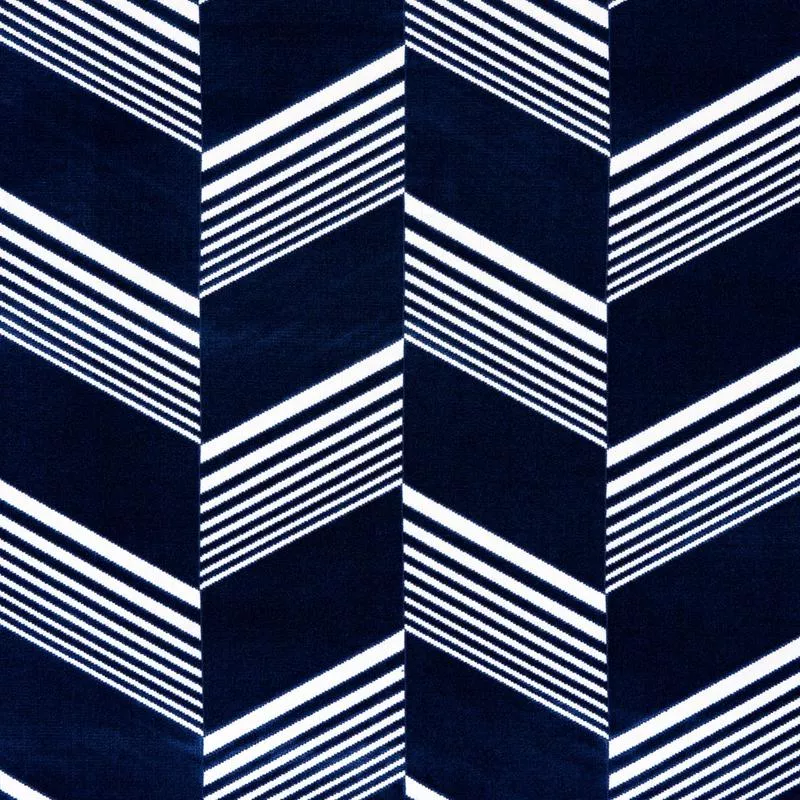 jessie-cut-velvet-navy-white JESSIE CUT VELVET | Navy & White