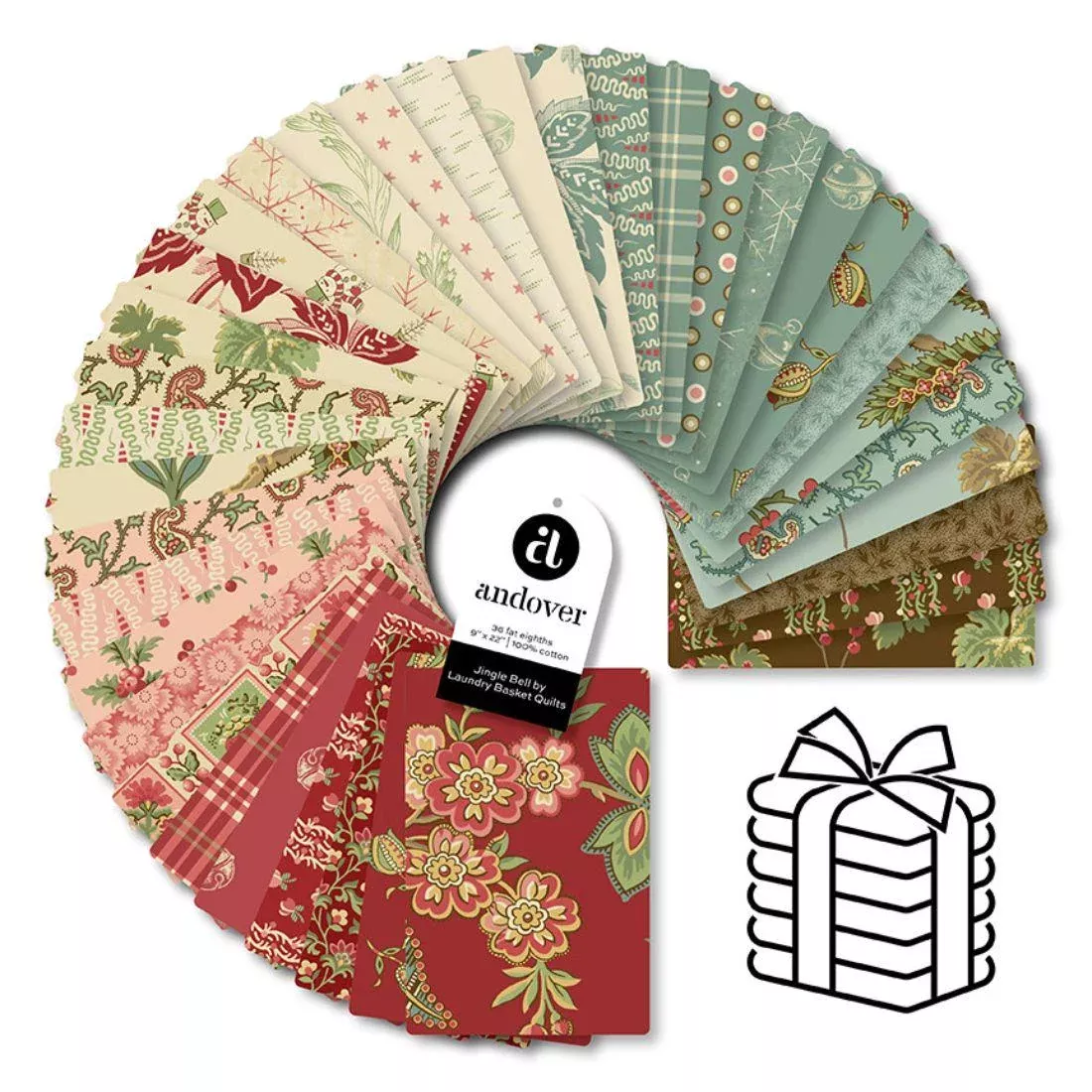 jingle-bell-f8-stack-36-by-laundry-basket-quilts Jingle Bell F8 Stack (36) by Laundry Basket Quilts