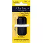 John James Golden Glide Milliner Needle Size #10