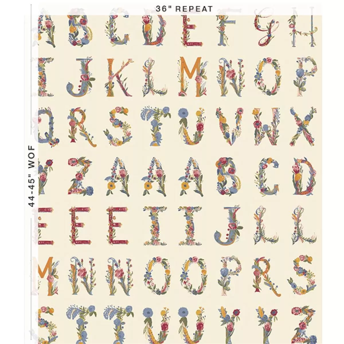 joyeux-alphabet-2-panel-flannel-by-bari-j Joyeux Alphabet 2 PANEL FLANNEL by Bari J.