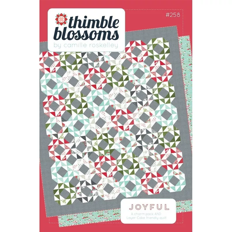 joyful-pattern-thimble-blossoms-69-x-79tbl258 Joyful Pattern Thimble Blossoms 69 x 79TBL258