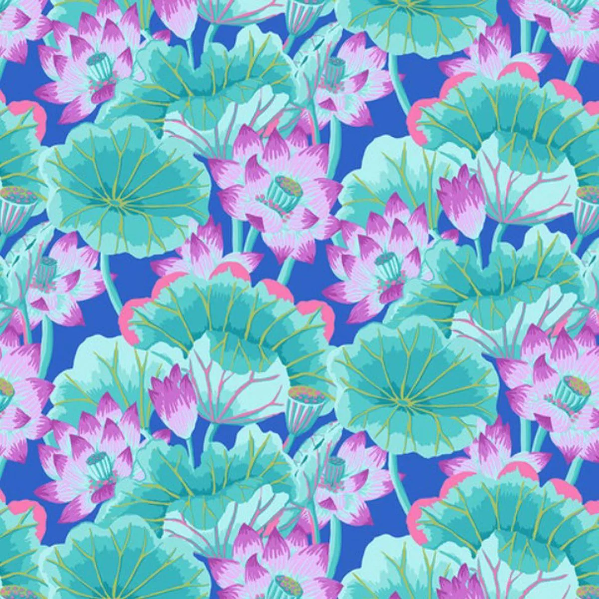 kaffe-fassett-lake-blossoms-turquoise Kaffe Fassett – Lake Blossoms – Turquoise