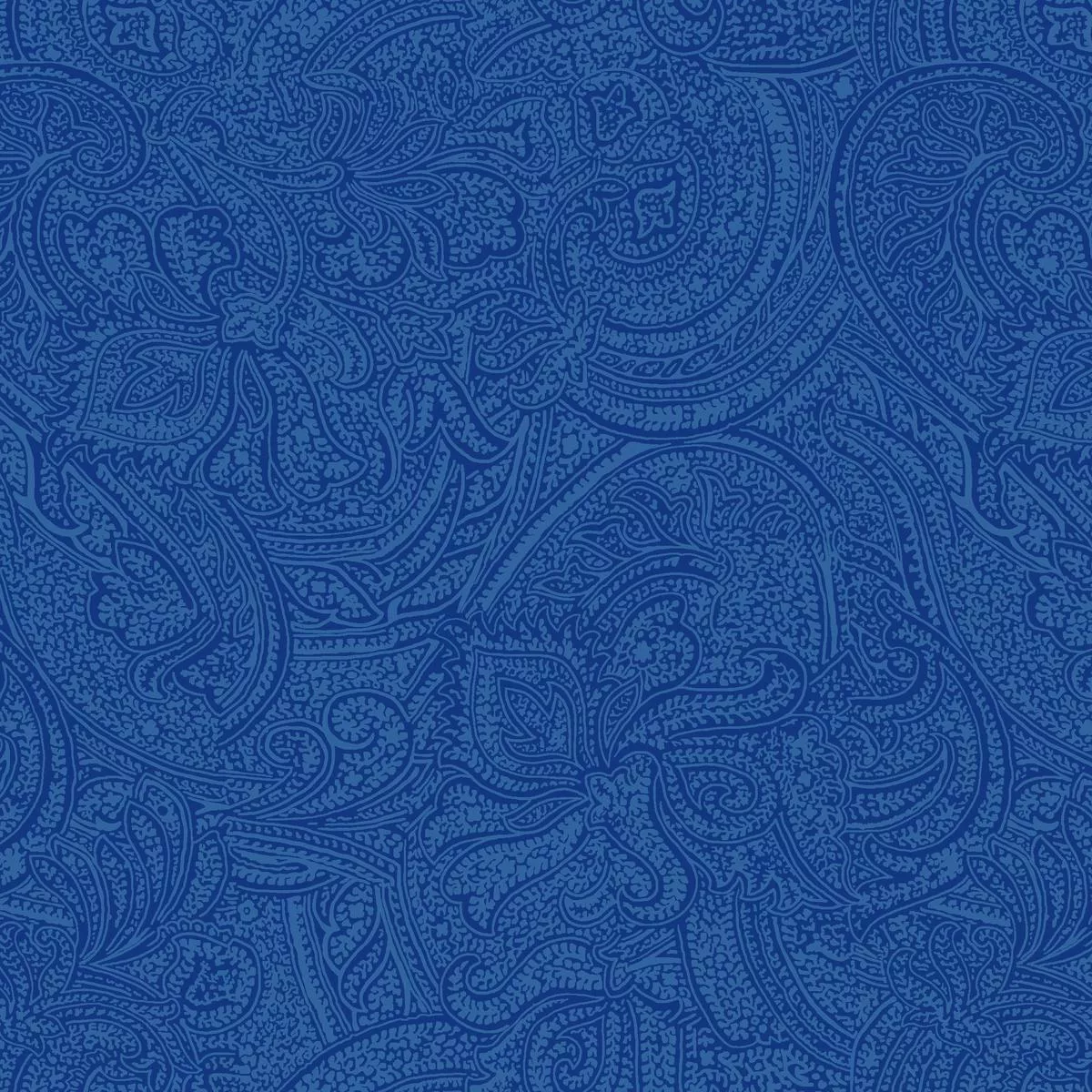 Kashmir Dreams – Cobalt Paisley Fabric