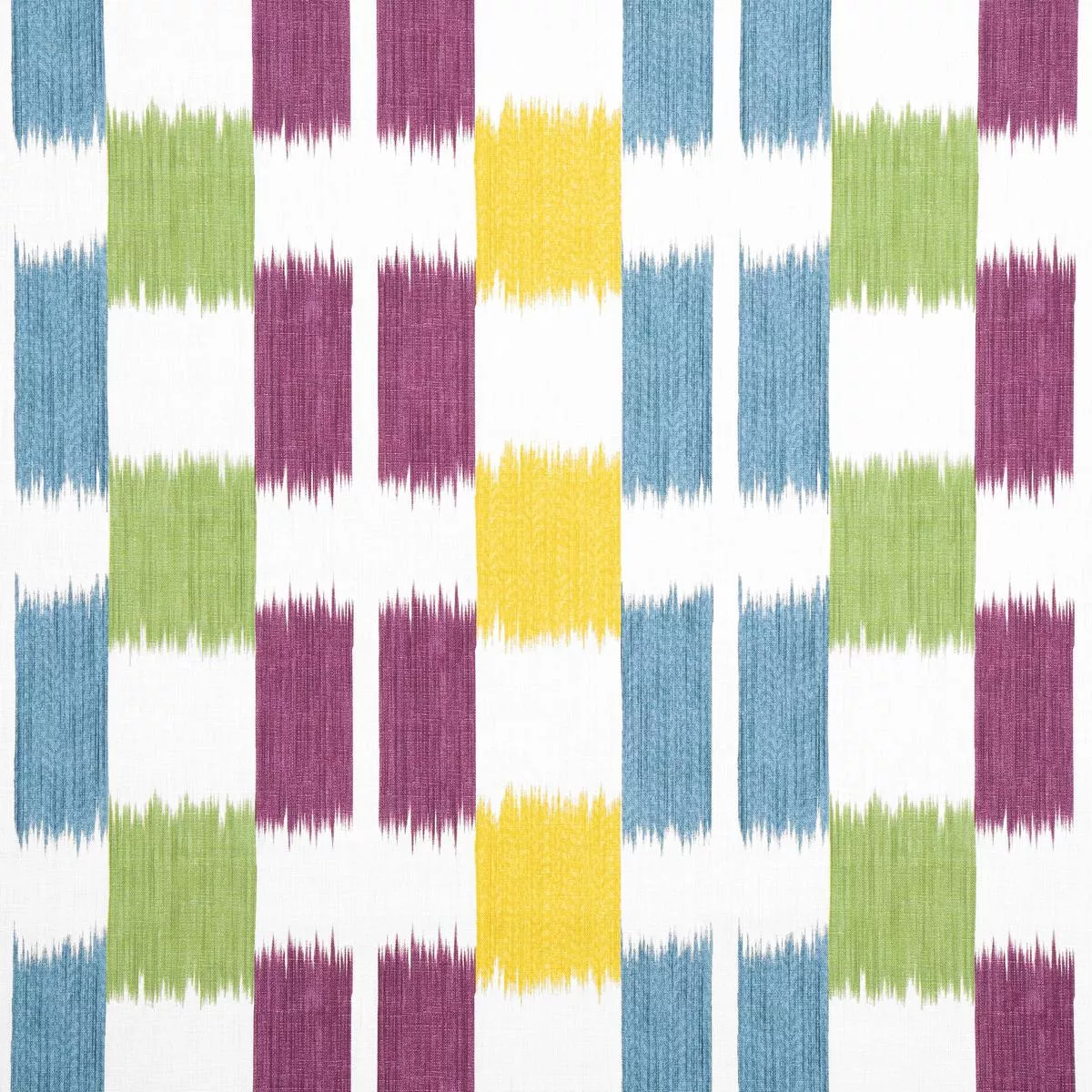 kasuri-plum-teal-fabric Kasuri Plum and Teal Fabric