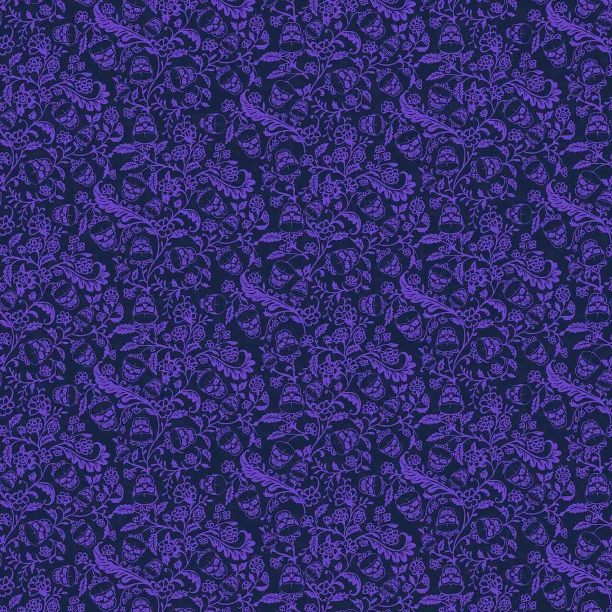 kate-ward-thacker-florals-skulls-purple-fabric Kate Ward Thacker – Florals & Skulls – Purple Fabric