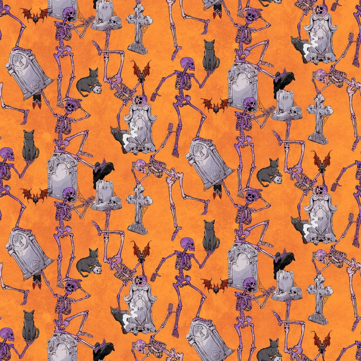 kate-ward-thacker-grave-dancing-orange-fabric Kate Ward Thacker – Grave Dancing – Orange Fabric