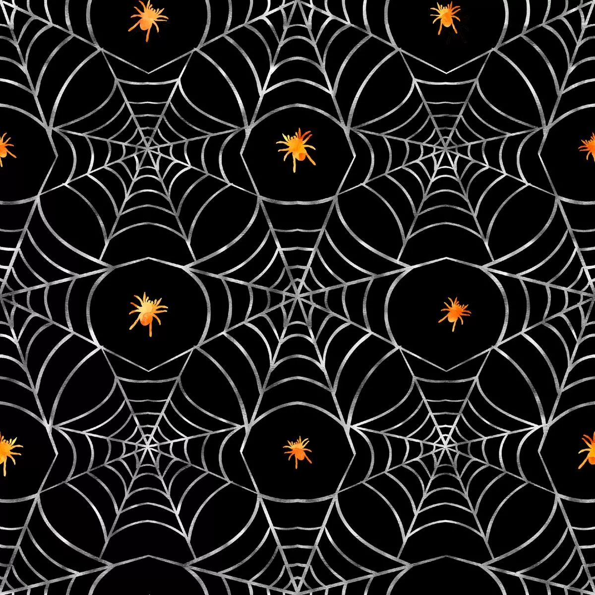 kate-ward-thacker-halloween-spider-web-on-black-fabric Kate Ward Thacker Halloween Spider Web on Black Fabric