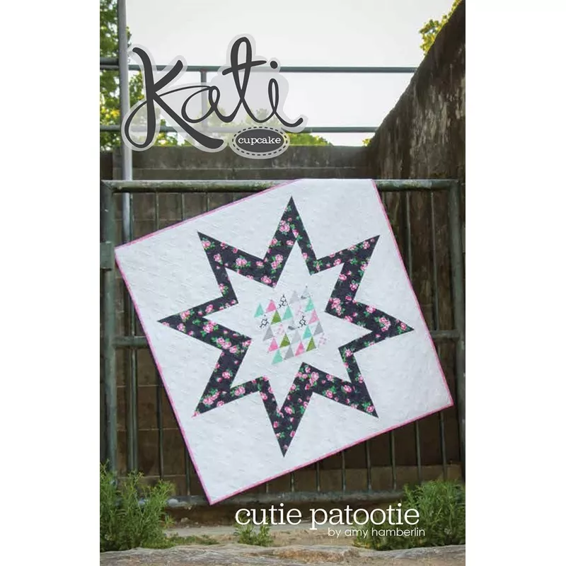 kati-cupcake-cutie-patootie-quilt-pattern-44-x-44 Kati Cupcake Cutie Patootie Quilt Pattern 44 x 44