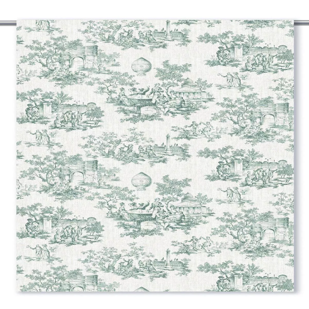 kumanovo-fabric-by-yard-duck-egg-blue-white ‘Kumanovo’ Fabric by the Yard (Duck Egg Blue/ White)