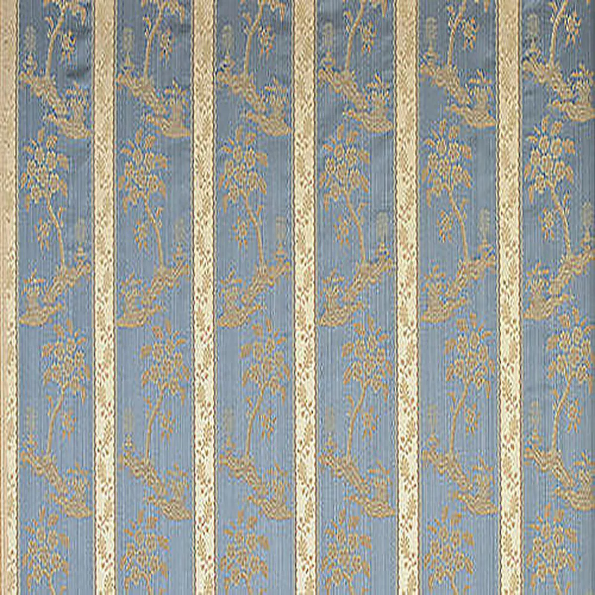 Lampas Sanary – Bleu by Scalamandre Fabric