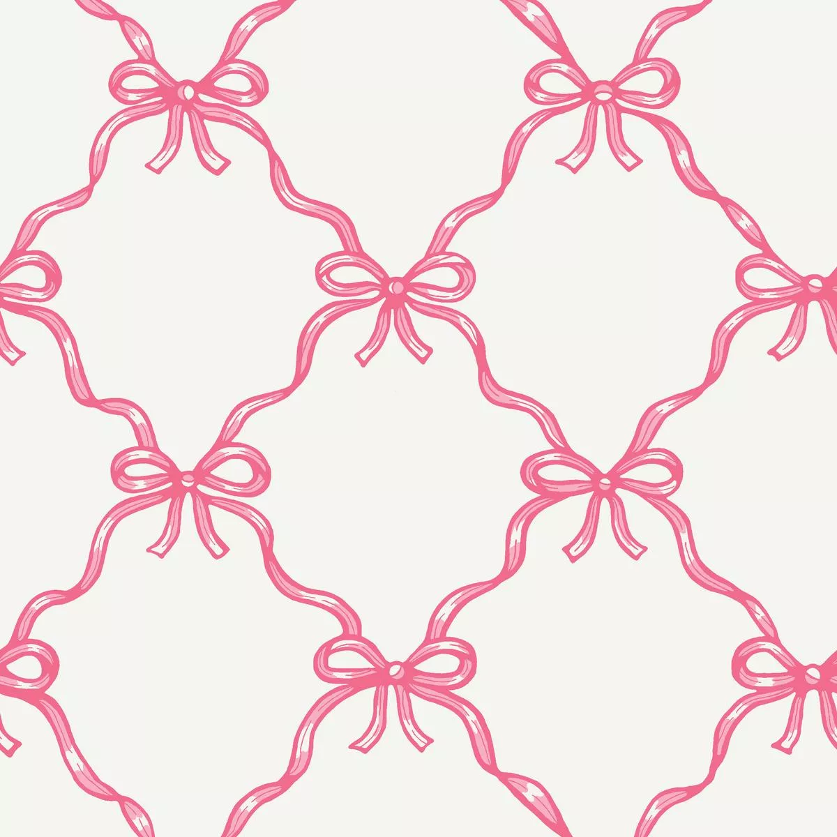Lattice Bow in Powder Fabric