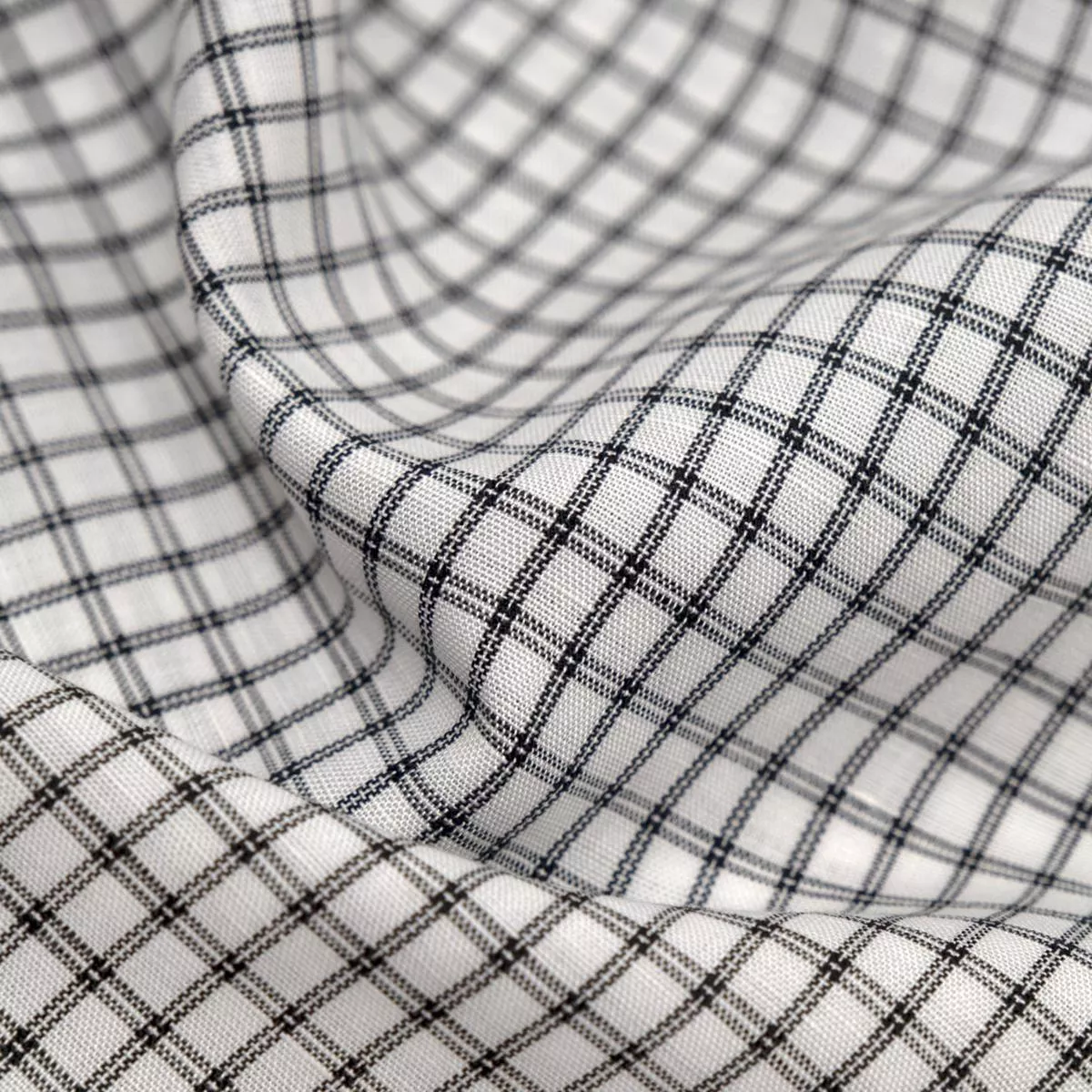 lattice-linen-lyocell-blend-white-black Lattice Linen Lyocell Blend – White/Black