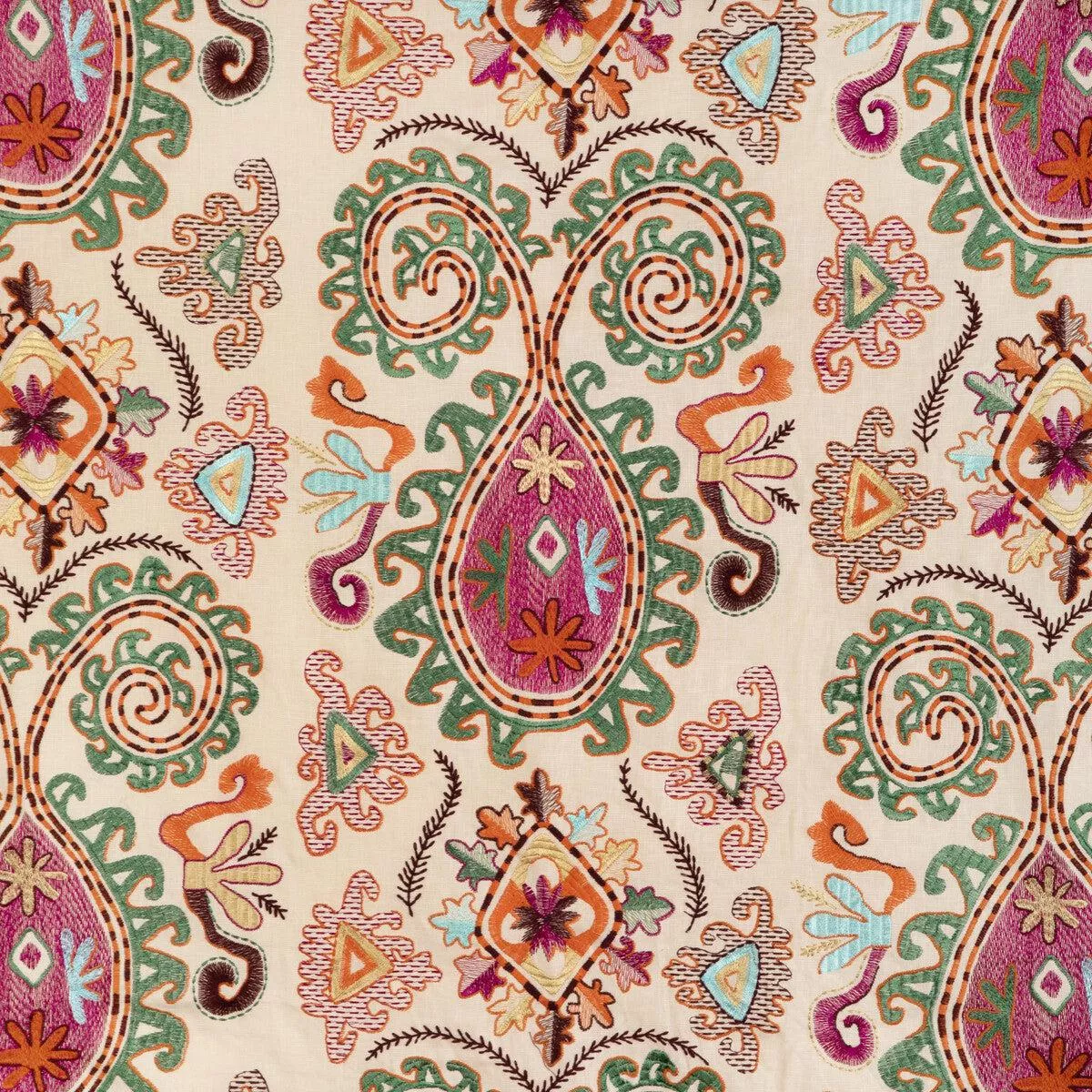 Lavali Emb Plum/Multi Fabric