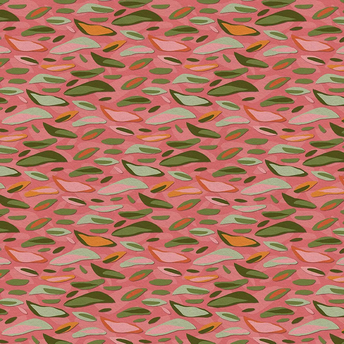 layered-leaves-pink-green-sateen-45 Layered Leaves – Pink/Green – Sateen – 45″