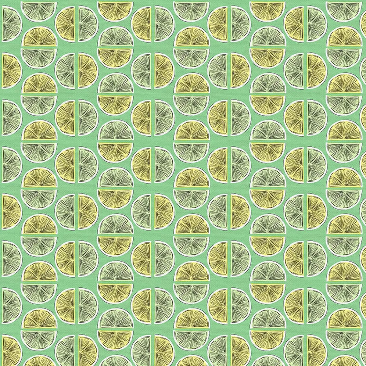 lemon-lime-green-green-double-gauze Lemon Lime – Green – Green | Double Gauze