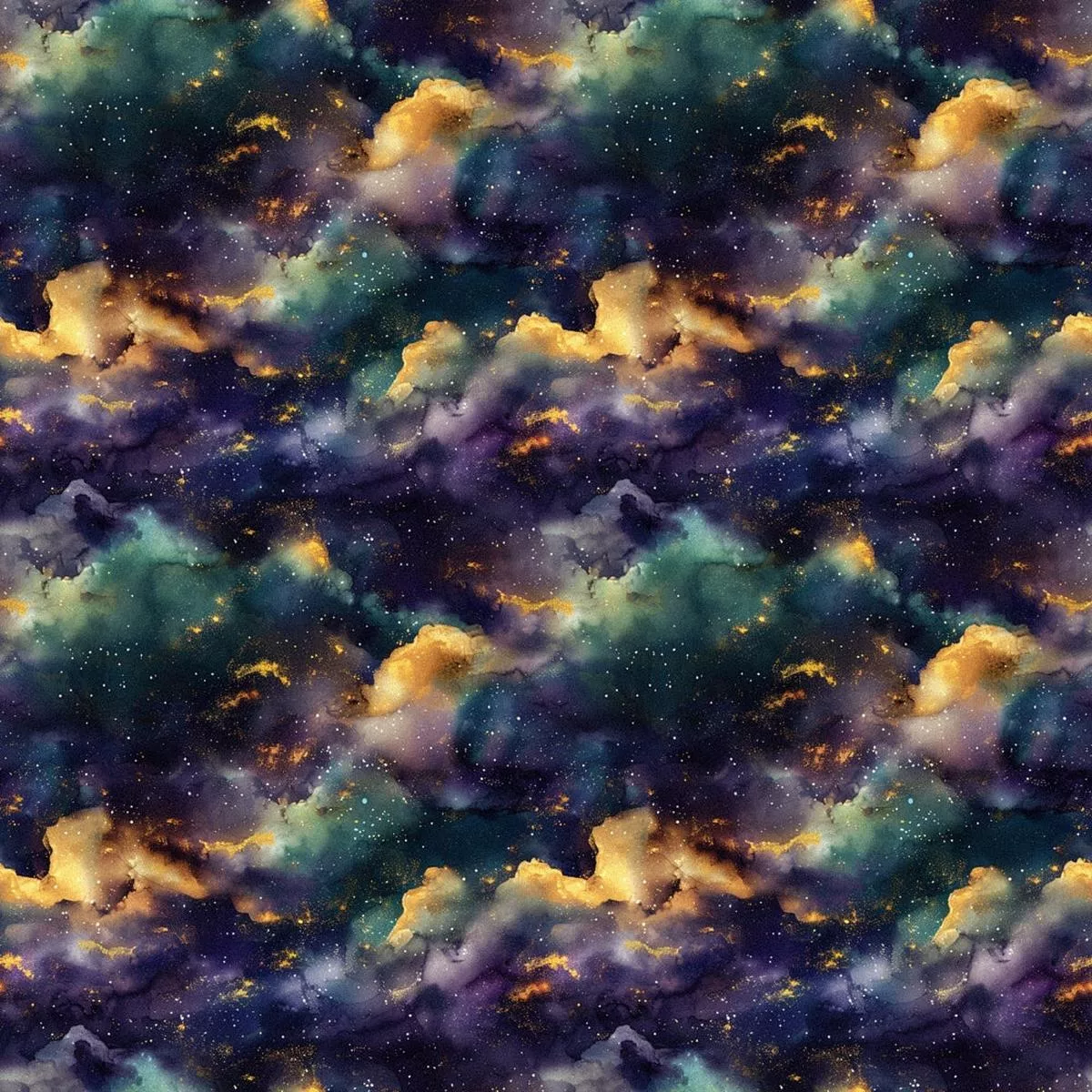 Leo Zodiac Pattern 17 Quilting Cotton Fabric