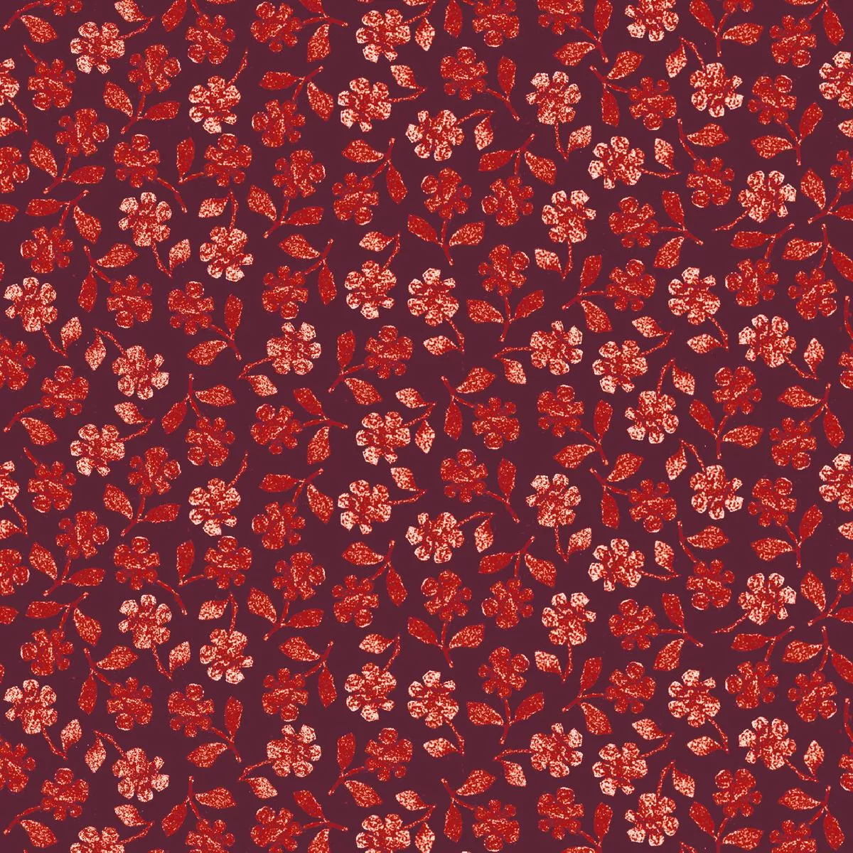 leonora-blooms-on-berry-fabric Leonora Blooms on Berry Fabric