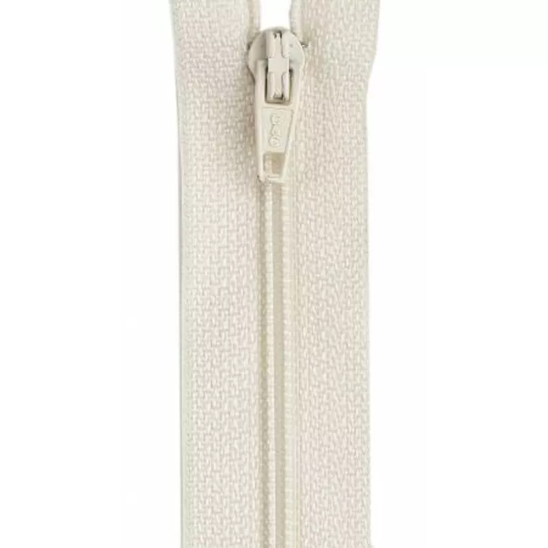 lightweight-polyester-coil-1-way-separating-zipper-10in-natural Lightweight Polyester Coil 1-Way Separating Zipper 10in Natural