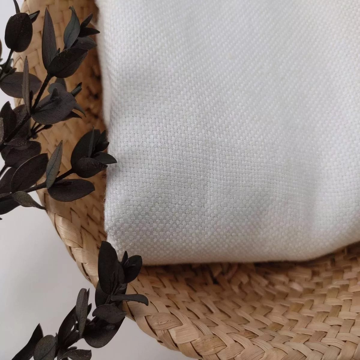 Linen Bamboo Canvas Fabric Heavy Weight 1666