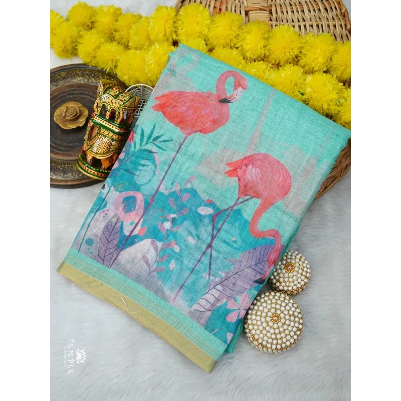 linen-cotton-saree-ttds3020 Linen Cotton Saree | TTDS3020