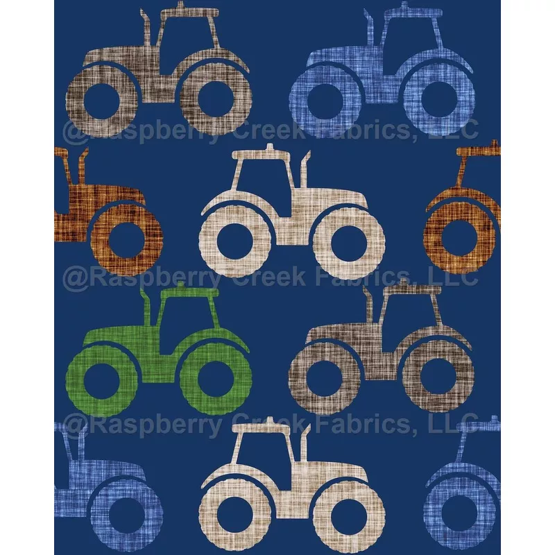 Linen Tractors in Navy