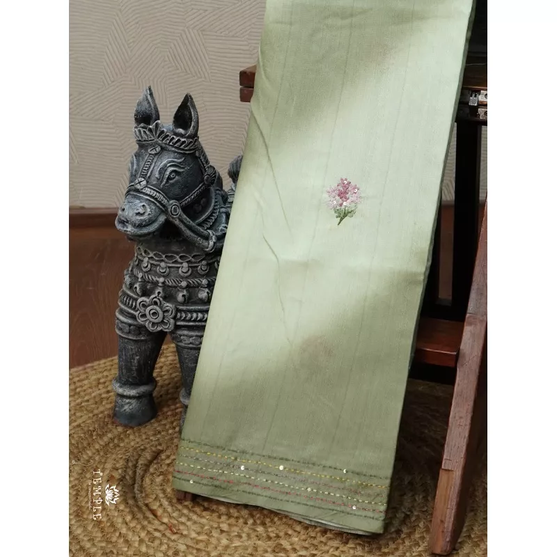 linensilk-saree-with-kantha-work-ttds3121 LinenSilk Saree With Kantha Work | TTDS3121