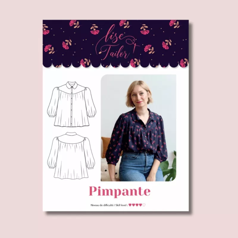 Lise Tailor – Pimpante Shirt Sewing Pattern