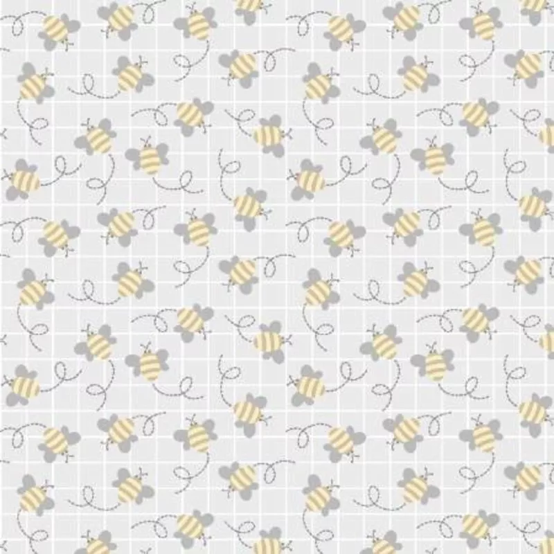 little-bees-on-grey Little Bees on Grey