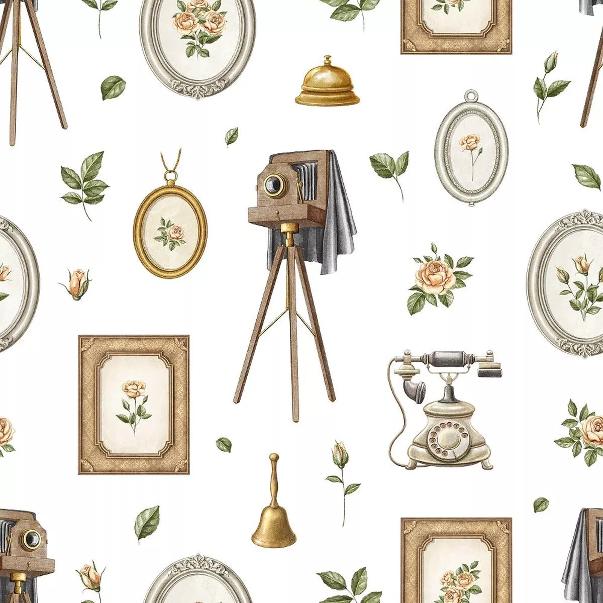 Little Critters Volume 2 Allover Vintage Elements Fabric
