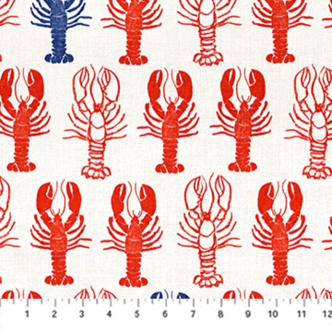 lobsters-white-multi-by-deborah-edwards Lobsters White Multi by Deborah Edwards