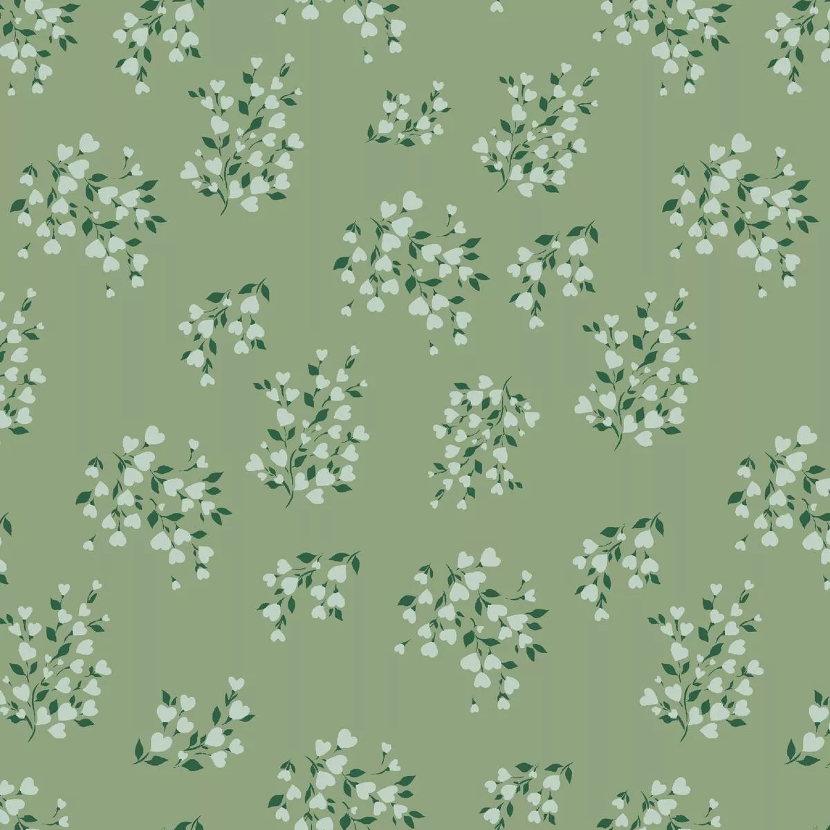 love-tree-on-moss-fabric Love Tree on Moss Fabric