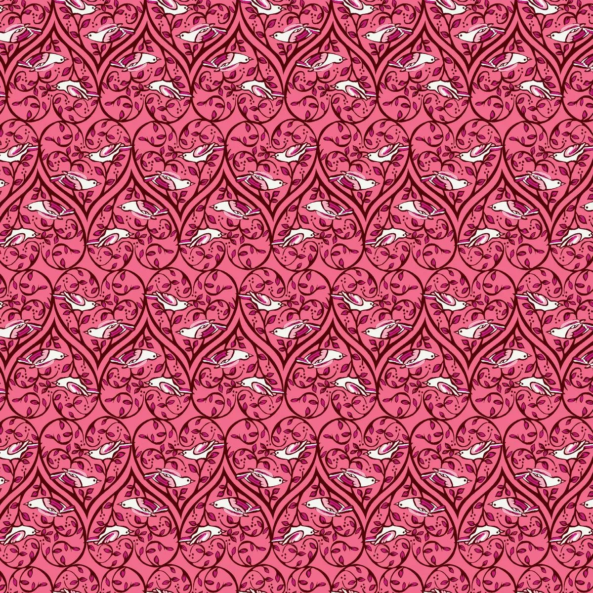 lovebirds-on-blushy-fabric Lovebirds on Blushy Fabric