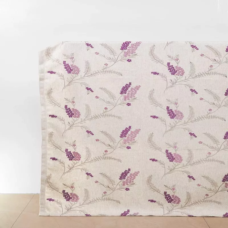 lovely-jewels-fabric-by-metre-beige-purple-lilac ‘Lovely Jewels’ Fabric by the Metre (Beige/ Purple/ Lilac)