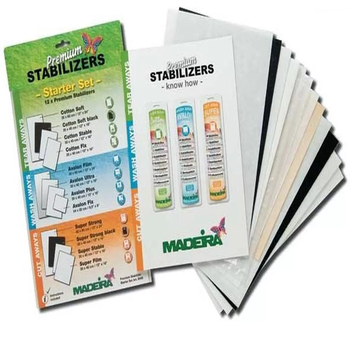 madeira-9449-madeira-machine-embroidery-stabilizer-sampler-starter-set Madeira 9449 Madeira Machine Embroidery Stabilizer Sampler Starter Set